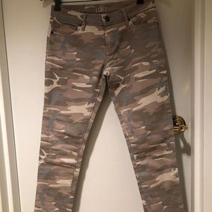 Loft Camo Jeans